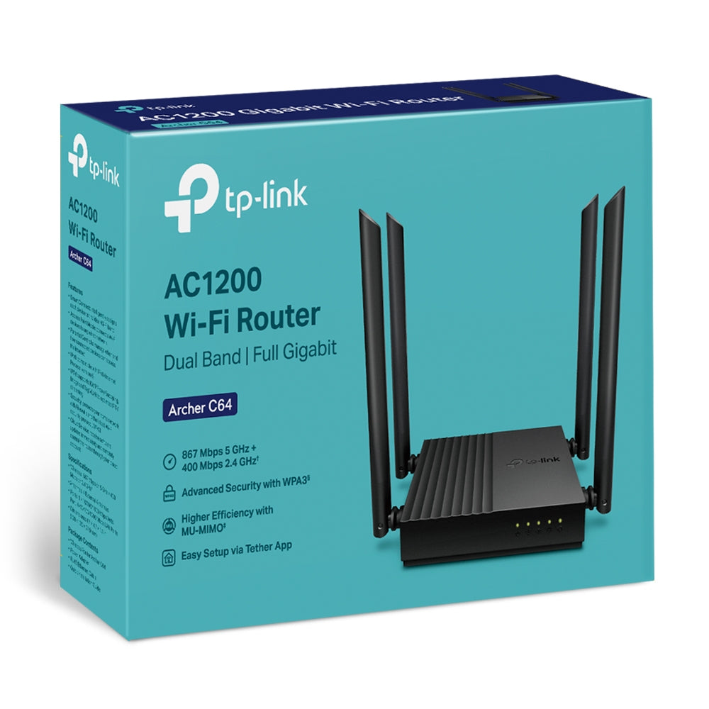 TP-Link Archer C64 V1 Trådløs router