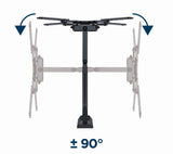 Gembird WM-55ST-01 tv-beslag 139,7 cm (55") Stål