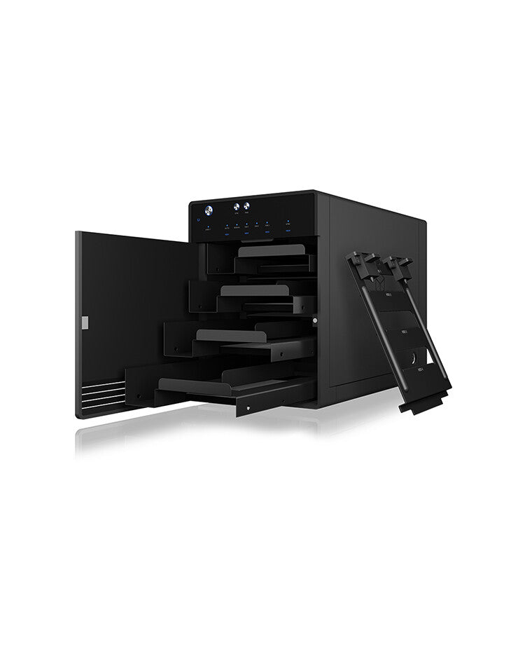 ICY BOX IB-3740-C31 HDD/SSD enclosure Black 2.5/3.5"