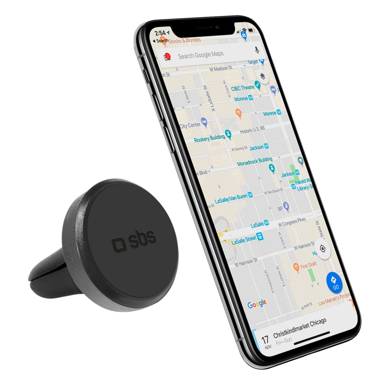 SBS TESUPPEASYMAGK holder Passiv holder Mobiltelefon/Smartphone Sort