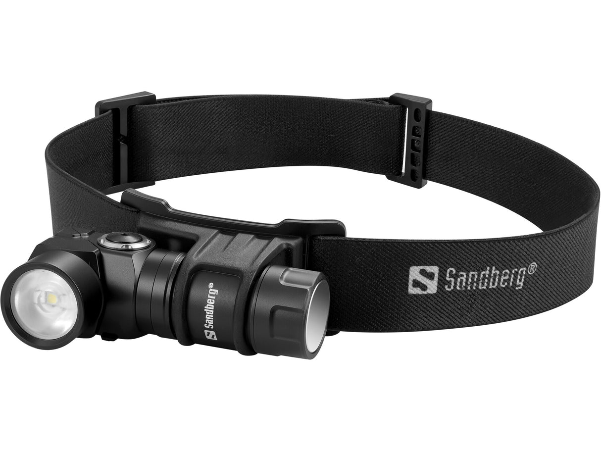 Sandberg 421-35 lommelygte Sort Hovedbånd lommelygte LED