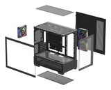 DeepCool CG380 3F Midi Tower Sort