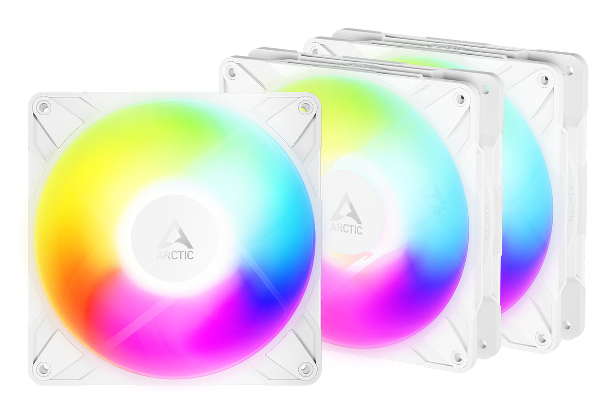 ARCTIC Freezer P14 Pro Reverse A-RGB (White) - 3 Pack Kabinetblæser 3-pack Hvid 140 mm