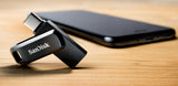 SanDisk Ultra Dual Drive Go 512GB USB 3.2 Gen 1 / USB-C USB stick Sort