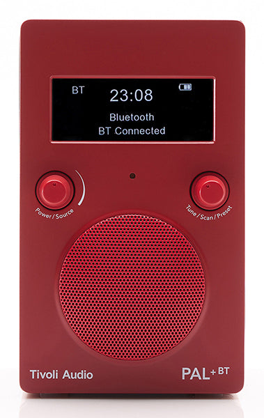 Tivoli Audio Classic PAL+BT radio red