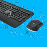 Logitech MK540 Advanced tastatur Mus inkluderet Universel RF trådløst QWERTY US International Sort