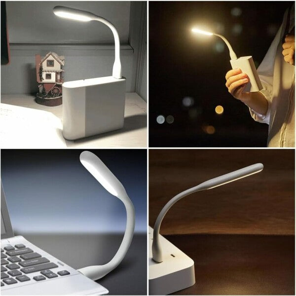 Fleksibel USB LED-lampe – Lys til bærbar computer, pc, powerbank, oplader