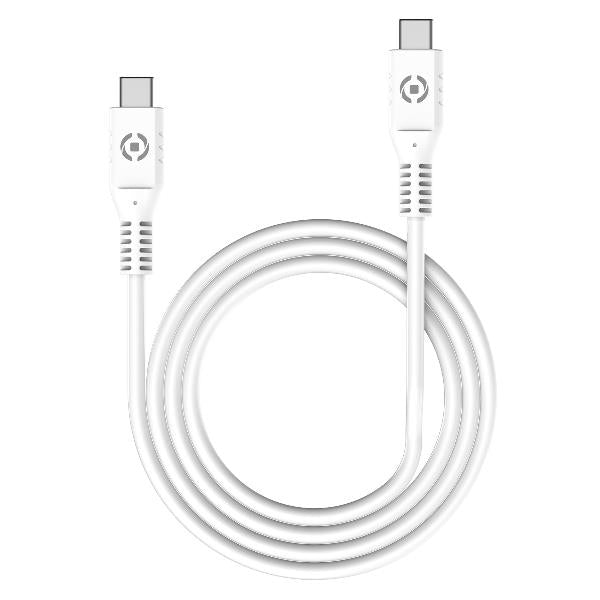 Celly USB-C to USB-C Cable 60W White (1M)