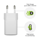 Dbramante Re-charge - Wall Charger GaN - USB-C 30W EU - White