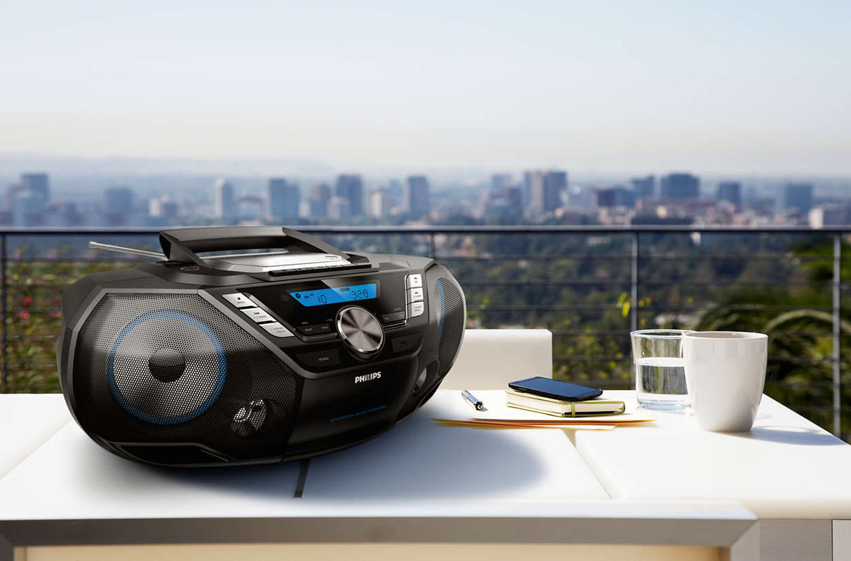 Philips AZB798T/12 ghettoblaster med DAB+