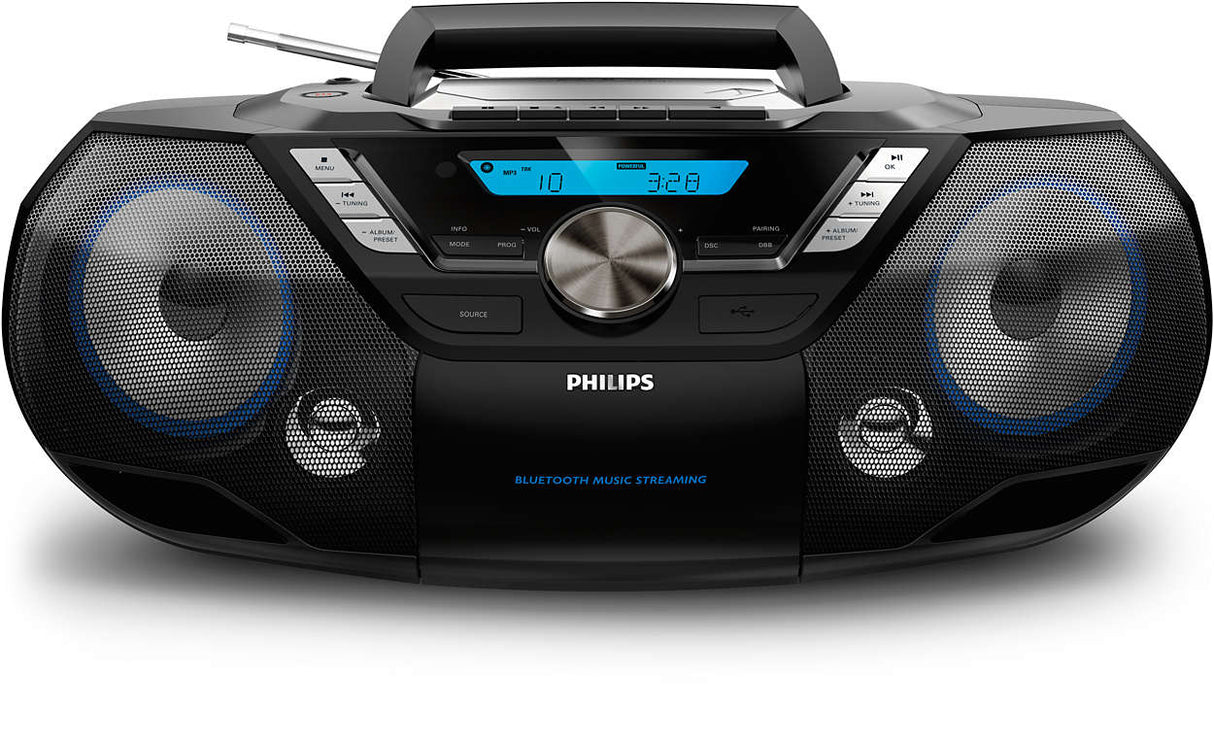 Philips AZB798T/12 ghettoblaster med DAB+