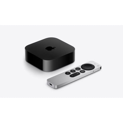 Apple TV 4K Wi‑Fi + Ethernet med 128GB Sort