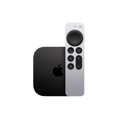 Apple TV 4K Wi‑Fi + Ethernet med 128GB Sort