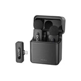 BOYA Mikrofon Trådløs BY-V3 2.4GHz med 2 sendere og 1 modtager (Lightning) Black EU