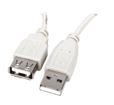 USB-FORLÆNGERLEDNING TYPE-A-HAN/TYPE-A-HUN 50CM