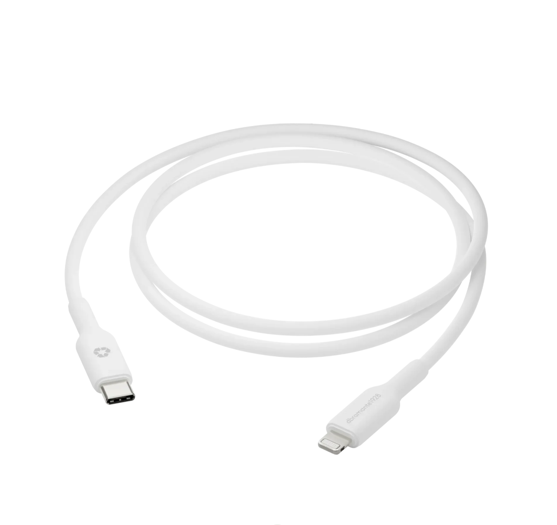 Dbramante Re-charge - Cable - USB-C to Lightning - White (1m)