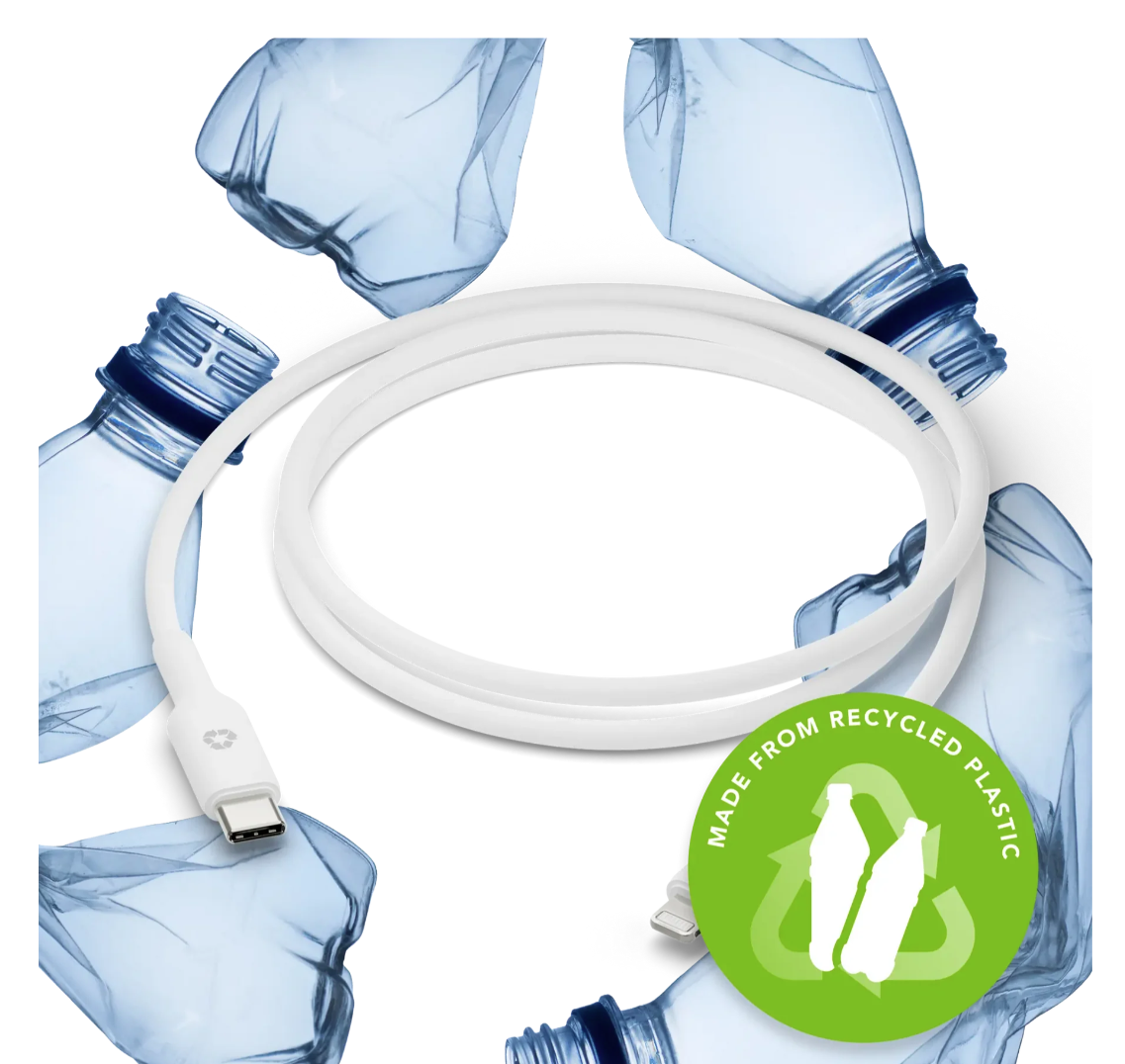 Dbramante Re-charge - Cable - USB-C to Lightning - White (1m)