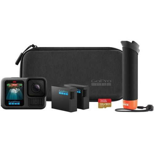 GoPro HERO13 Black Action Camera 27 MPx 5.3K 60fps Tilbehørspakke, sort EU