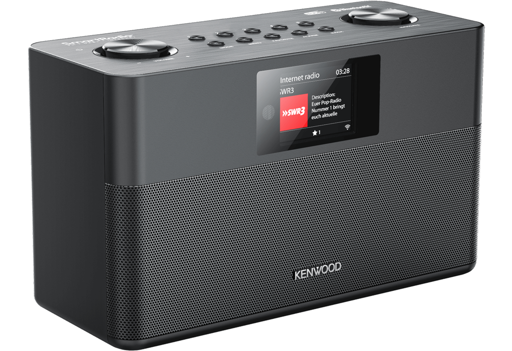 Kenwood CR-ST100S-B kompakt DAB+/internet radio - SORT