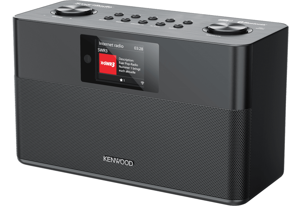 Kenwood CR-ST100S-B kompakt DAB+/internet radio - SORT