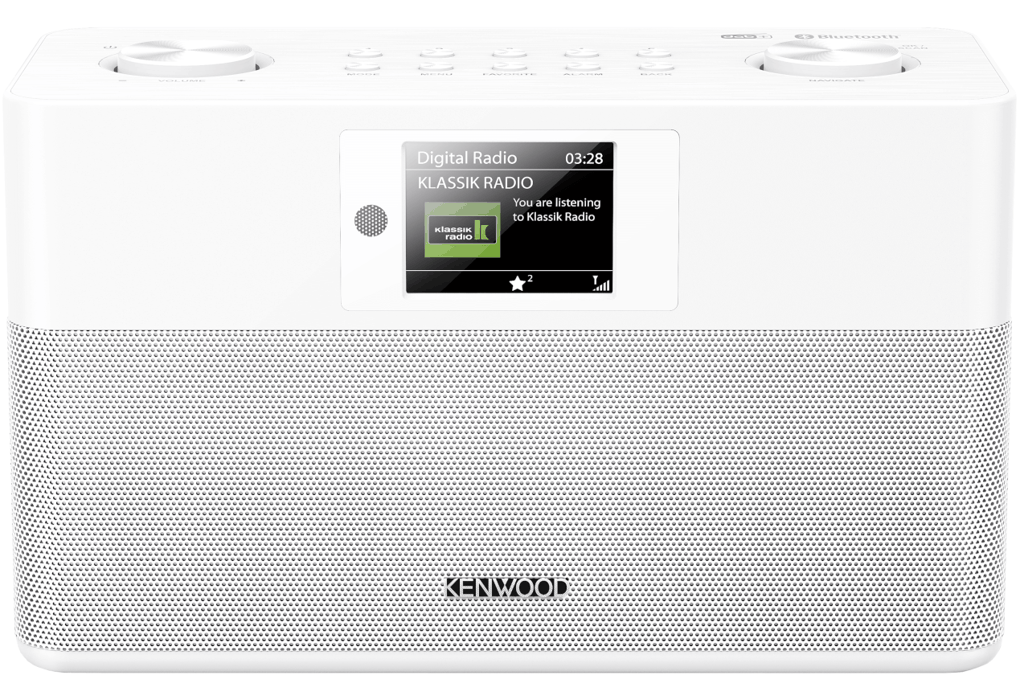 Kenwood CR-ST80DAB-W kompakt radio - HVID