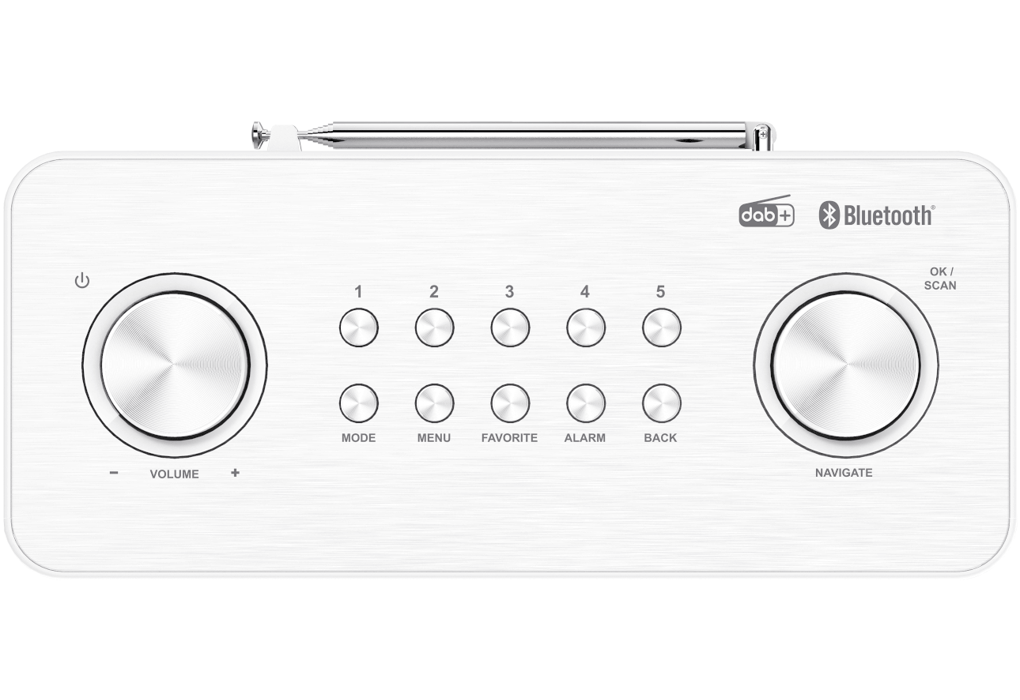 Kenwood CR-ST80DAB-W kompakt radio - HVID