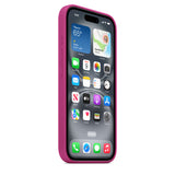 Apple iPhone 16 Silicone Case with MagSafe - Fuchsia