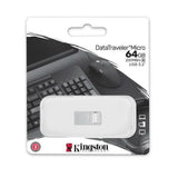 Kingston Pendrive 64GB DataTraveler Micro USB 3.2 Silver EU (DTMC3G2/64GB)