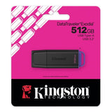 Kingston Pendrive 512GB DataTraveler Exodia G2 USB 3.2 sort/purpur EU (DTXG2/512GB)