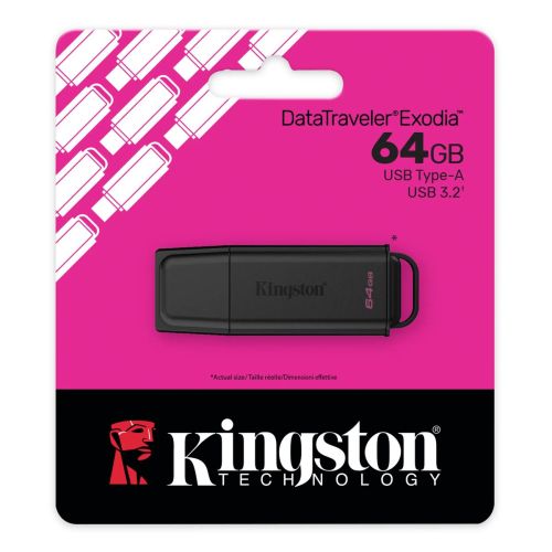 Kingston Pendrive 64GB DataTraveler Exodia G2 USB 3.2 sort EU (DTXG2/64GB)