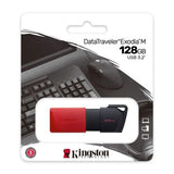 Kingston Pendrive 128GB DataTraveler Exodia M USB 3.2 sort/rød EU (DTX/128GB)