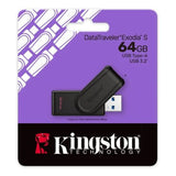 Kingston Pendrive 64GB DataTraveler Exodia S USB 3.2 sort EU (DTXS/64GB)
