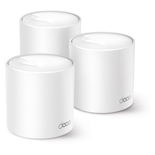 TP-Link Wi-Fi Router Deco X1500 AC1900 (3pack), 1500Mbps, LAN/WAN, 802.11ac, Wi-Fi 6, hvid EU