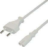 NETLEDNING VDE 8-TALS STIK 1,5M HVID