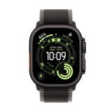 *Apple Watch Ultra 3 GPS + Cellular 49mm Black Titanium Case with Black/Charcoal Trail Loop - M/L