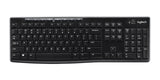 Logitech K270 Wireless Keyboard - Nordic - Tastatur - Nordisk - Sort