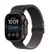 *Apple Watch Ultra 4 GPS + Cellular 49mm Black Titanium Case with Black Titanium Milanese Loop - L