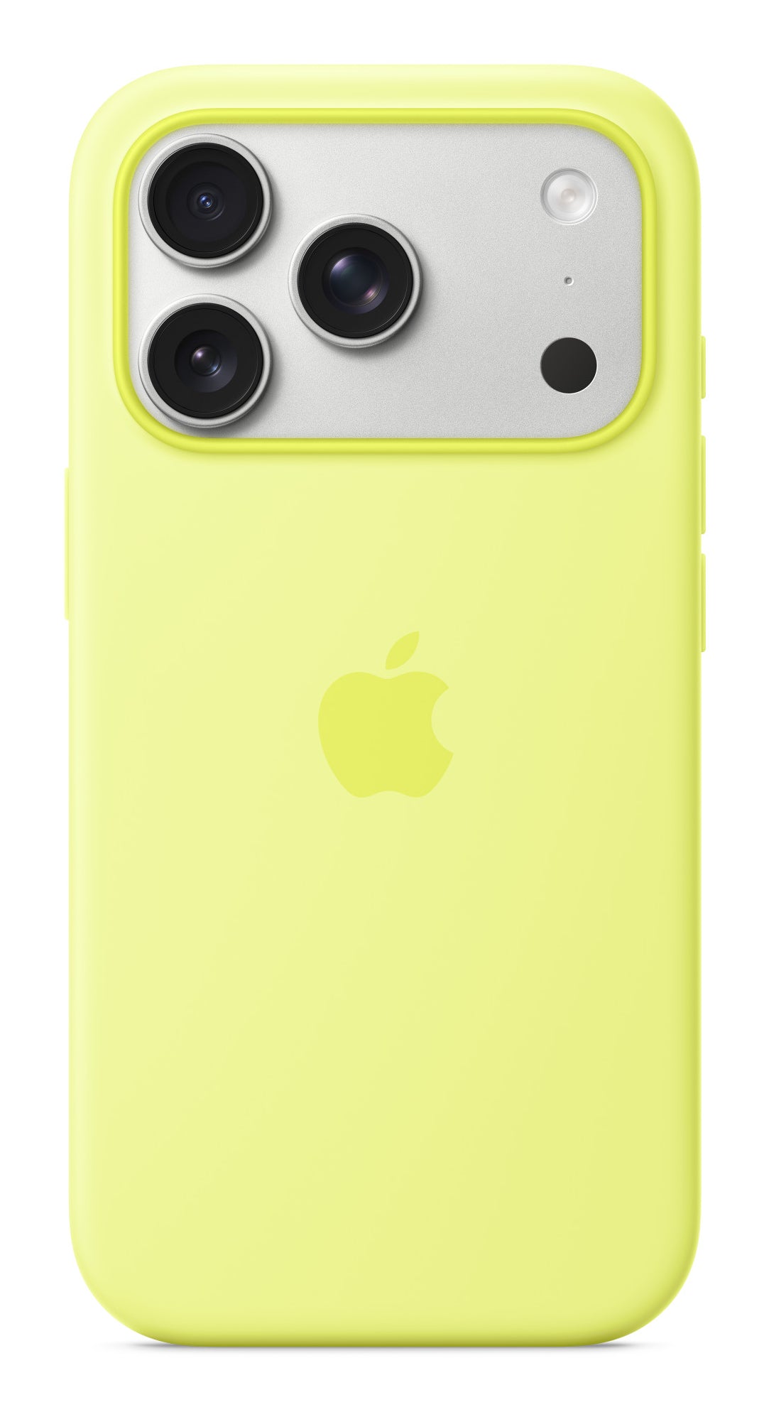 Apple iPhone 17 Pro Silicone Case with MagSafe – Neon Yellow