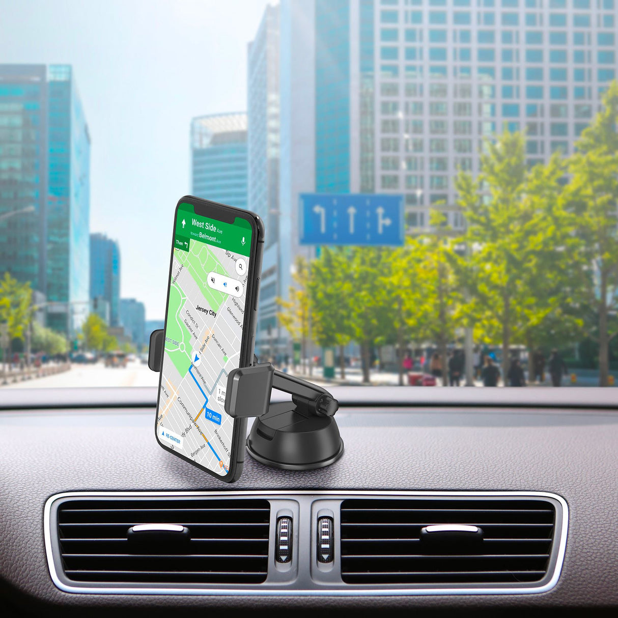 Celly phone holder extendable black