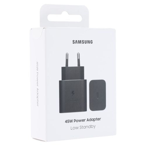 Samsung Travel Charger 45W uden kabel, PD3.0, PDO/PPS, sort EU (EP-T4511NBEGEU)