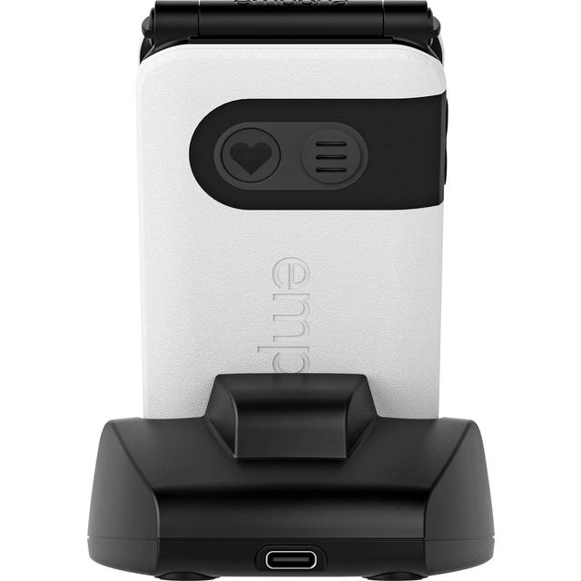 Emporia SIMPLICITYglam white - feature phone - 64 MB - GSM