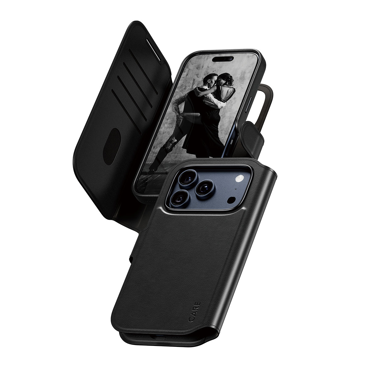 CARE by PanzerGlass Feature Case Tango Two-in-One Wallet w. MagSafe iPhone 17 Pro