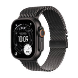*Apple Watch Ultra 3 GPS + Cellular 49mm Black Titanium Case with Black Titanium Milanese Loop - Large