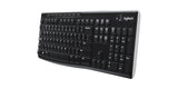 Logitech K270 Wireless Keyboard - Nordic - Tastatur - Nordisk - Sort