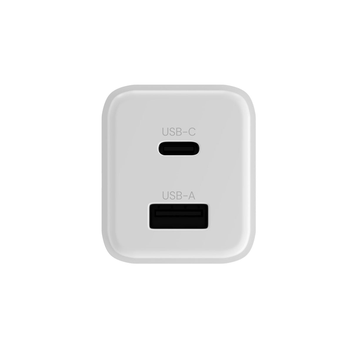 Allity wall charger GaN PD QC ATC-01-20WACr 1x USB-C 1x USB-A 20W white