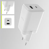 Allity wall charger GaN PD QC ATC-01-45WAC 1x USB-C 1x USB-A 45W white