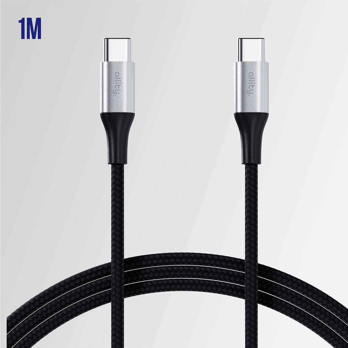 Allity cable AUC-01 USB-C - USB-C 1.0 m 100W black
