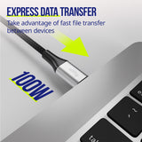 Allity cable AUC-01 USB-C - USB-C 1.0 m 100W black