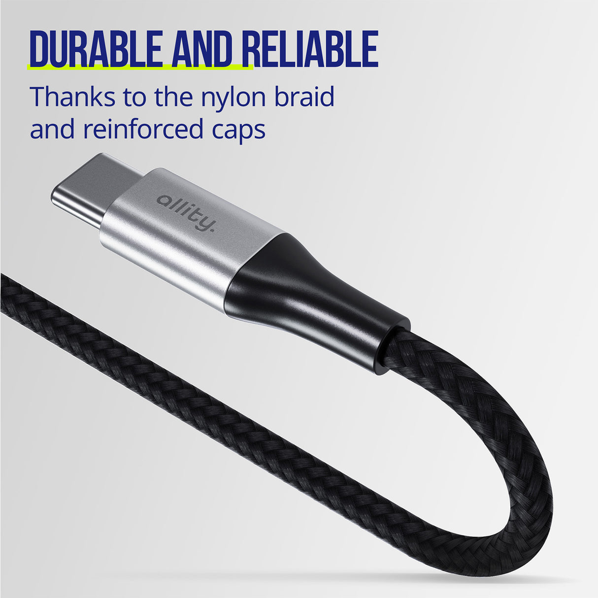 Allity cable AUC-01 USB-C - USB-C 2.0 m 100W black