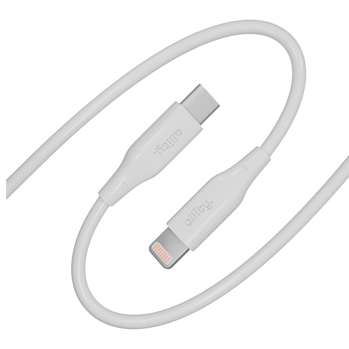 Allity cable AUC-02 USB-C - Lightning 1.0 m 27W white